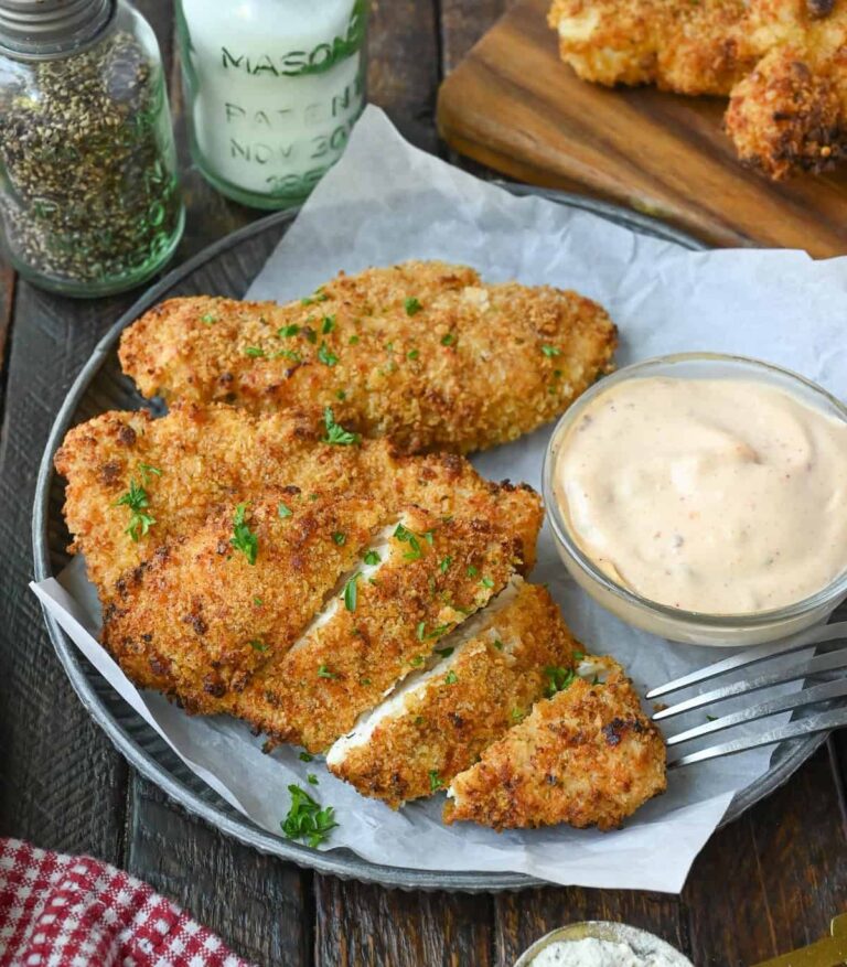 Air Fryer Crispy Parmesan Chicken Tenders
