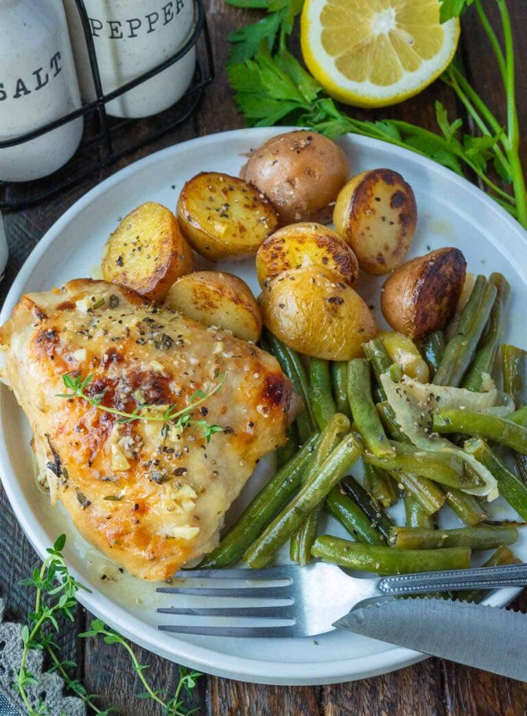 Slow Cooker Lemon Honey Chicken and Vegetables