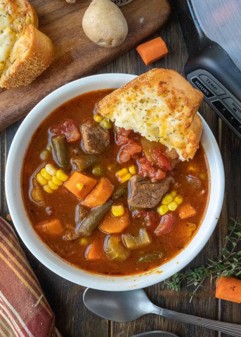 Crockpot Vegetable Beef Soup