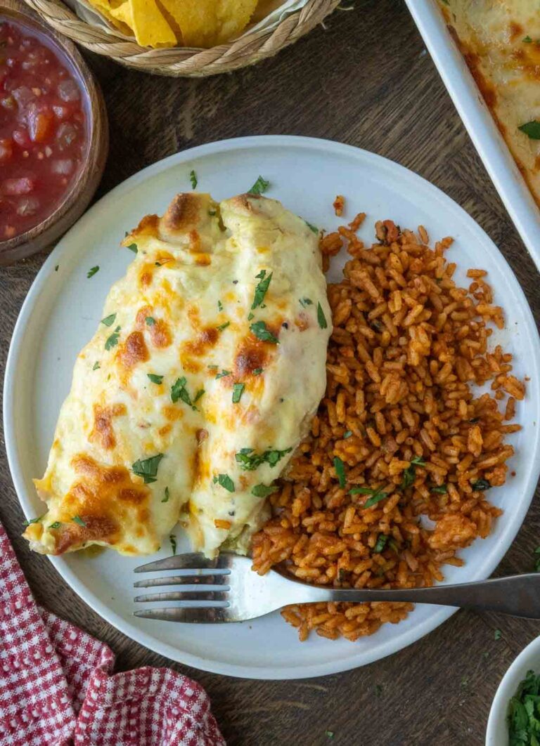 White Chicken Enchiladas